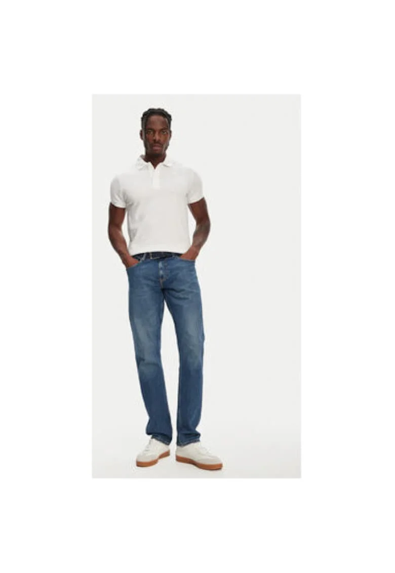 Tricou polo barbati  6006170, Bumbac, Alb, Alb