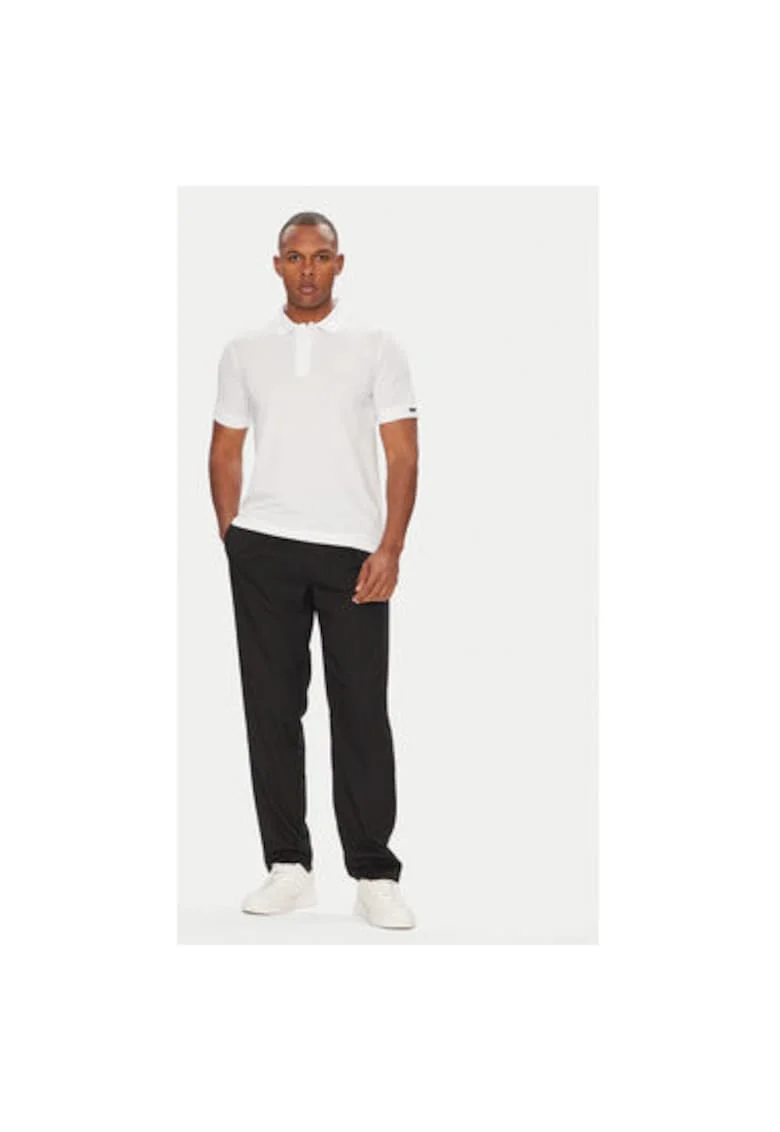 Tricou polo barbati  C5 21344.2144, Bumbac, Alb, Alb