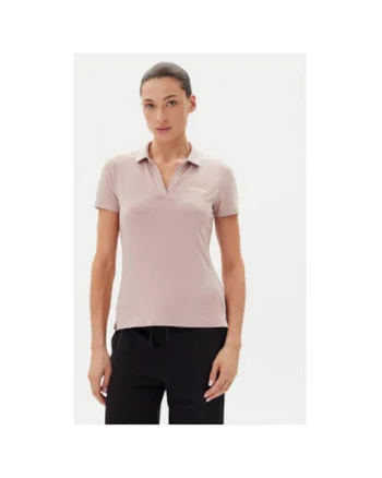 Tricou Polo dama  Emporio Armani, 7W000266 AF12500, Bumbac/Modal, Roz, Roz