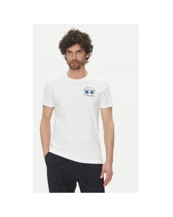 Tricou barbati  MAR009 JS206, Bumbac, Alb, Alb