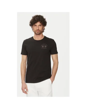Tricou barbati  MAR009 JS206, Bumbac, Negru, Negru