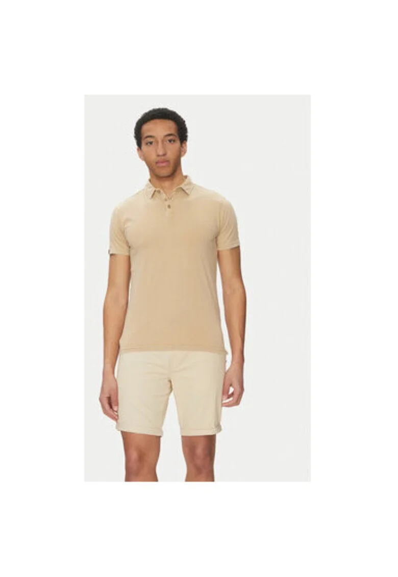 Tricou barbati  INJAMIRO 41-143, Bumbac, Bej, Bej