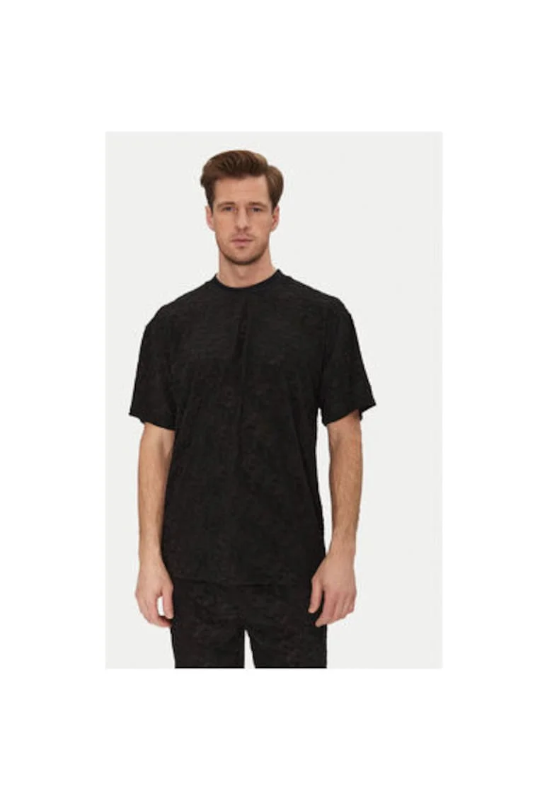 Tricou barbati  SHZ21896011, Poliester, Negru, Negru