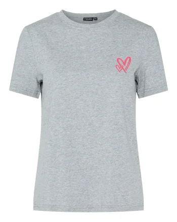 Tricou dama  17155082, Bumbac organic, Gri, Gri