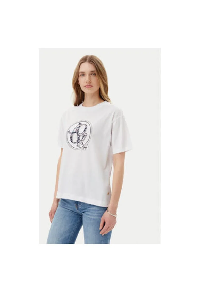 Tricou dama  10012195 30046236, Bumbac, Ecru, Ecru