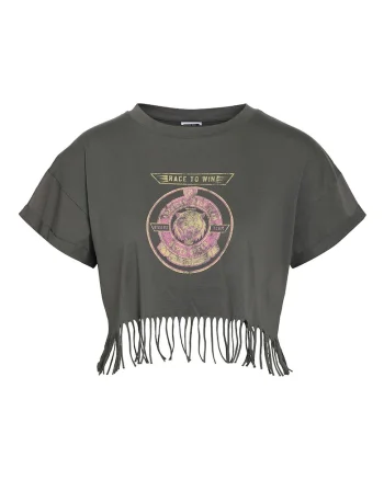 Tricou dama  27033386, Bumbac, Gri, Gri
