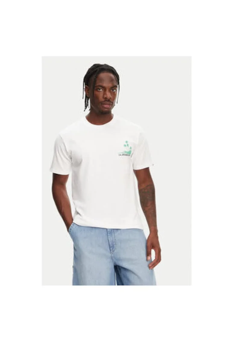 Tricou barbati  EQYZT08057, Bumbac, Alb, Alb