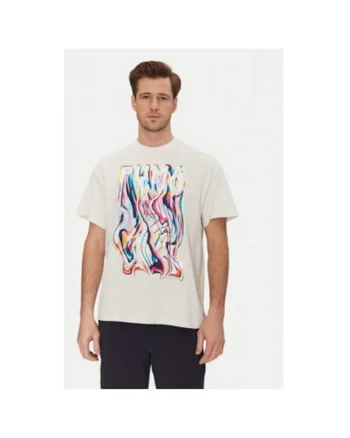 Tricou barbati  630527, Bumbac, Ecru, Ecru