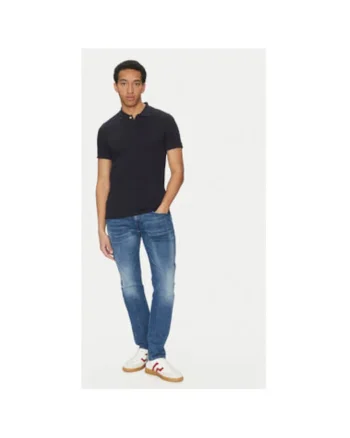 Tricou polo barbati  M5510W-T3236, Bumbac, Bleumarin, Bleumarin