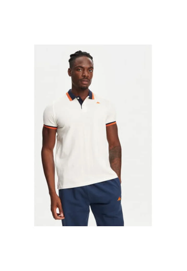 Tricou polo barbati  611255W, Bumbac, Ecru, Ecru