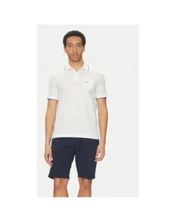 Tricou polo barbati  25411209, Bumbac, Alb, Alb
