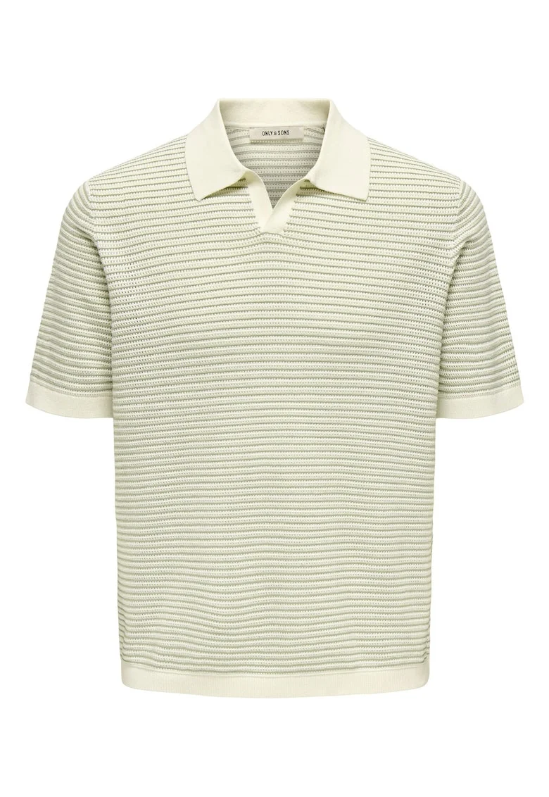Tricou polo barbati  Sons, 22033457, Bumbac, Bej, Bej