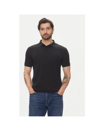 Tricou Polo barbati  30-404020, Bumbac/Poliester, Negru, Negru