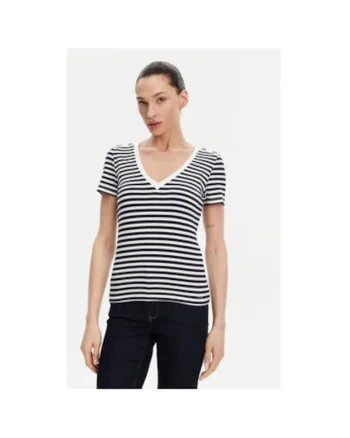 Tricou dama  241-DINA, Viscoza/Poliester, Bleumarin, Bleumarin
