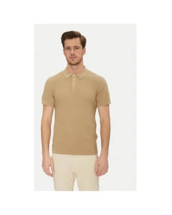 Tricou polo barbati  20718361, Bumbac, Bej, Bej