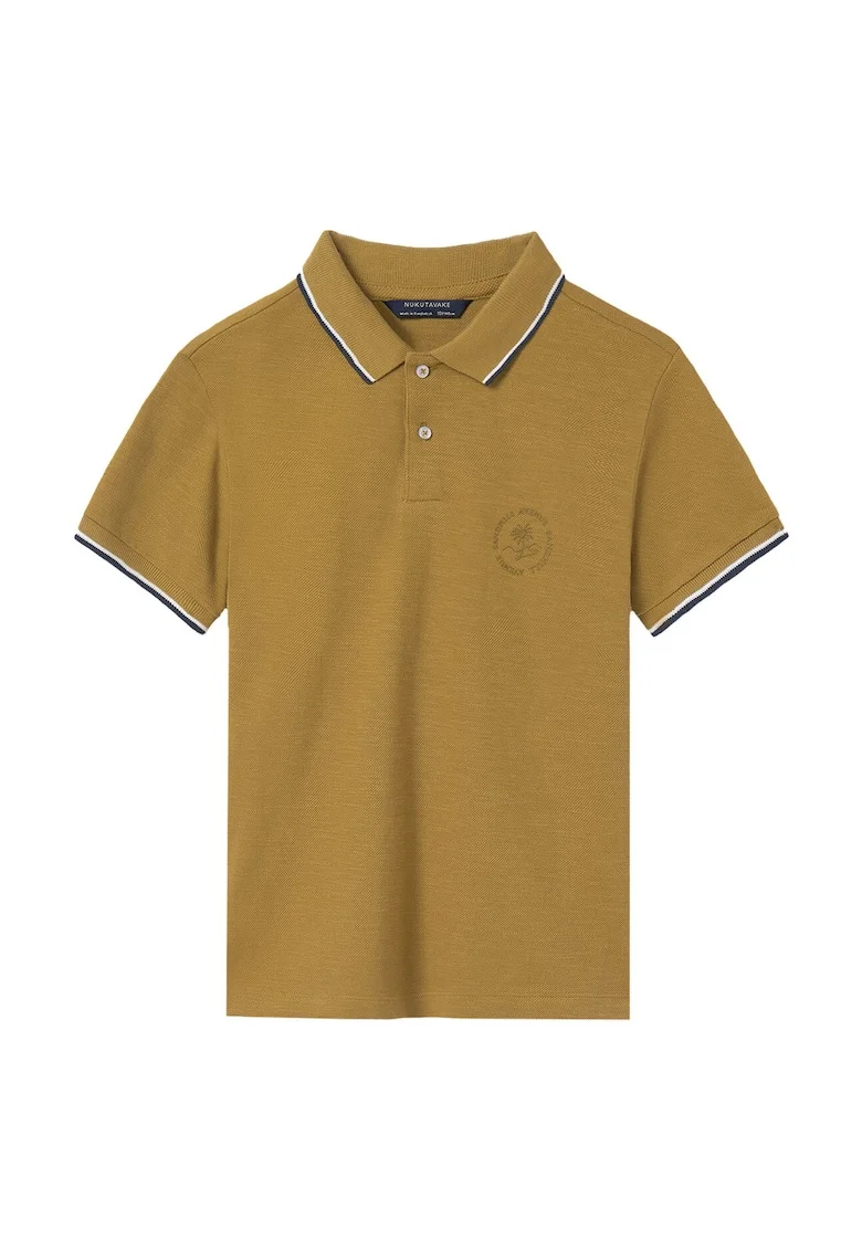 Tricou Polo baieti  6133, Bumbac, Kaki, Kaki