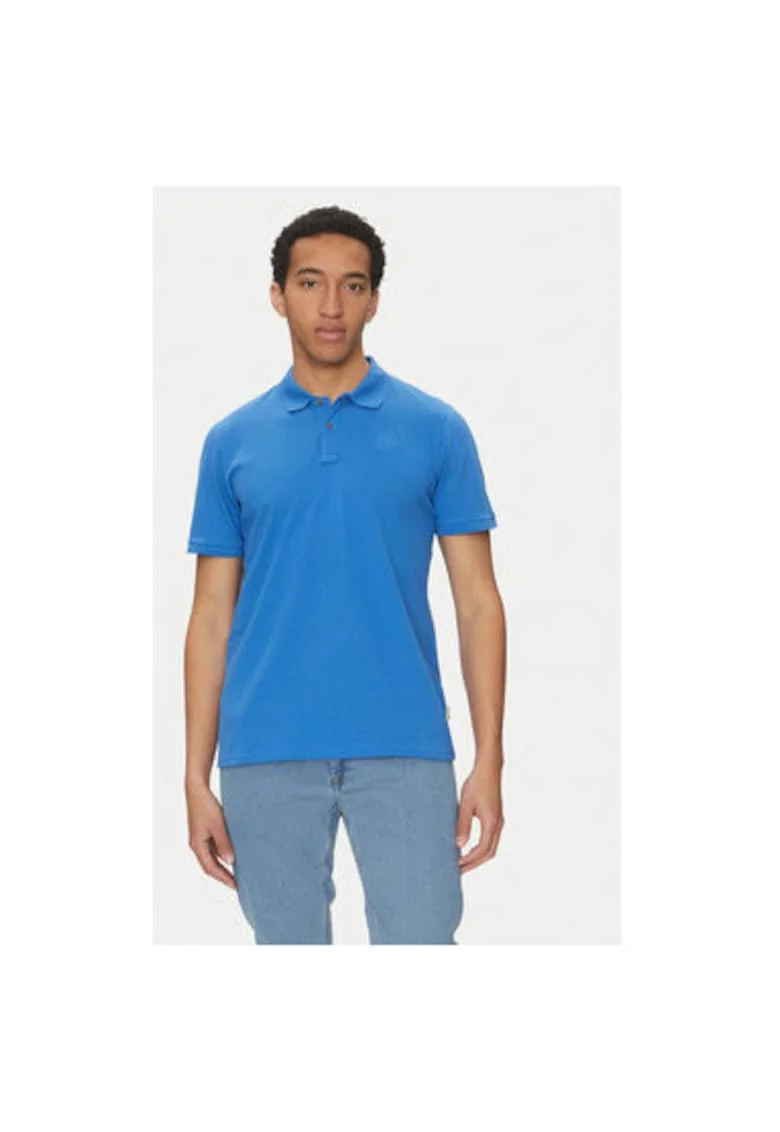 Tricou polo barbati  20717857, Bumbac, Albastru, Albastru