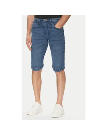 Pantaloni scurti din denim barbati  INKEM 70-172, Bumbac, Albastru, Albastru