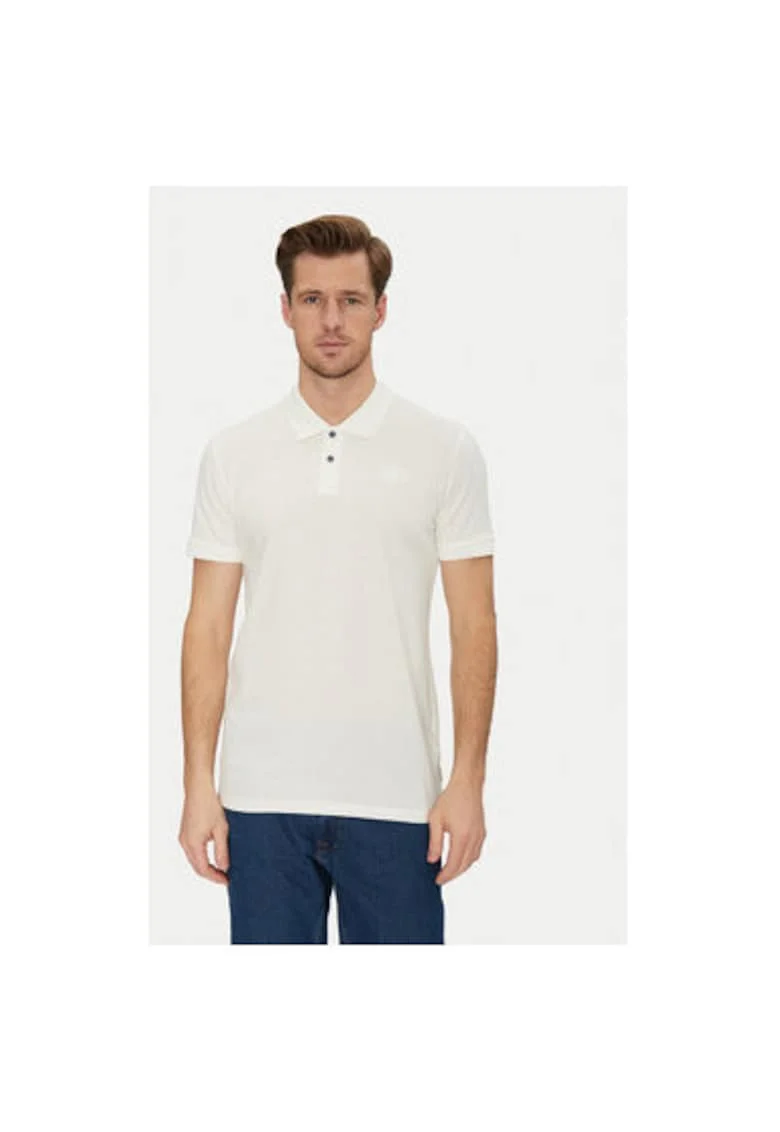 Tricou polo barbati  20717857, Bumbac, 56797, Alb