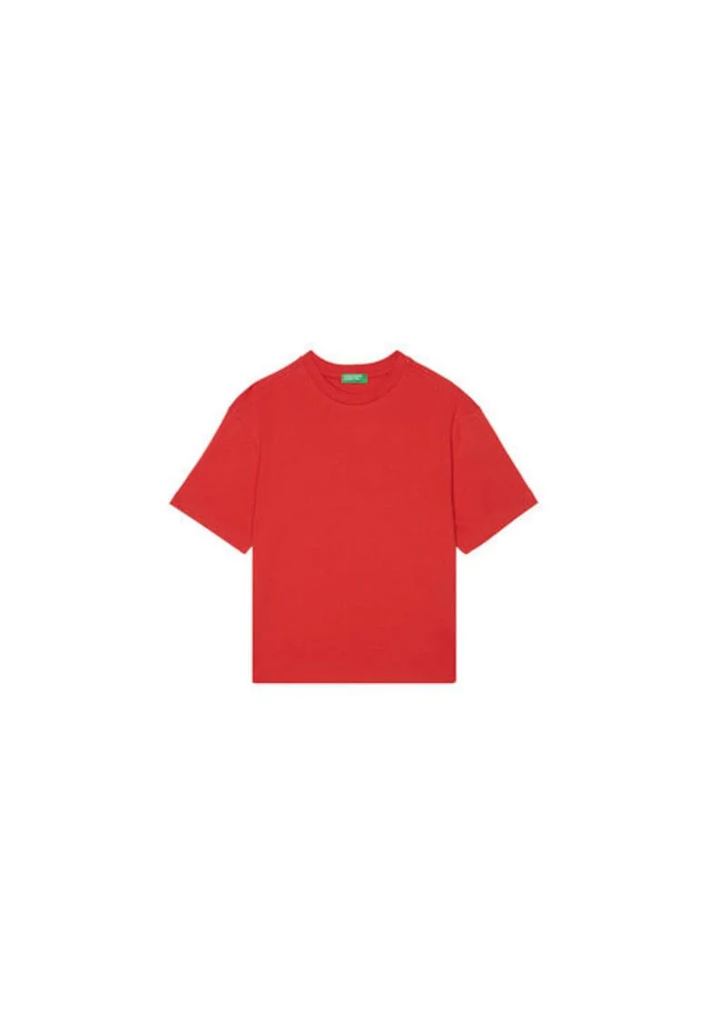 Tricou pentru baieti  3I1XC10O4, Bumbac organic, 46797, Rosu