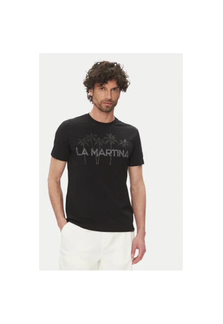 Tricou barbati  JS324, Bumbac, 45679, Negru