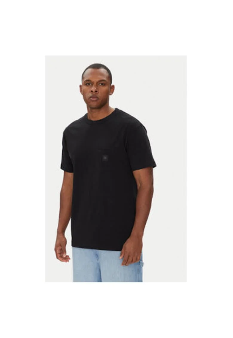 Tricou barbati  ADYKT03246, Bumbac, 78678, Negru