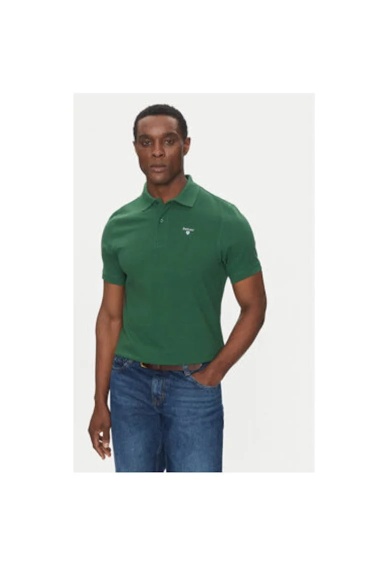 Tricou Polo barbati  MML0358OL72, Bumbac, 67977, Verde
