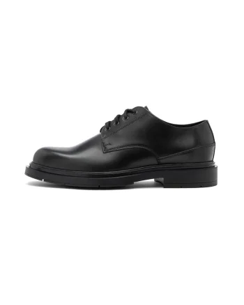 Pantofi derby de piele, Negru
