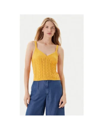 Top dama  101TDH01B7, Galben