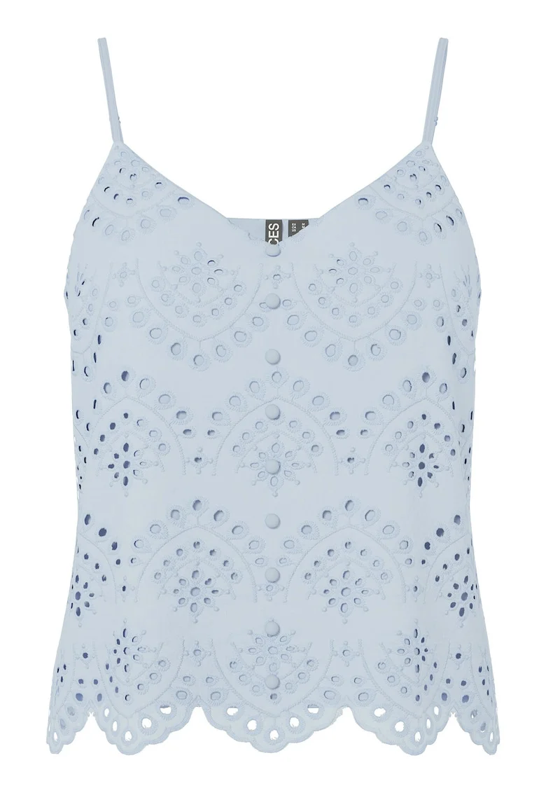 Top dama  17156563, Bumbac, Albastru deschis, Albastru deschis