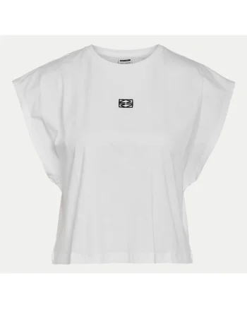 Tricou dama  27033493, Bumbac, Alb, Alb