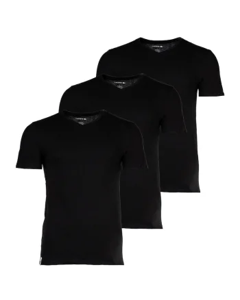 Set de tricouri slim fit cu decolteu in V - 3 piese