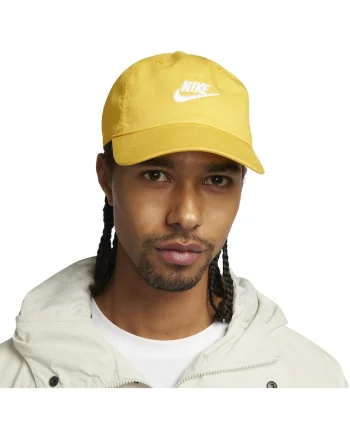 Sapca ajustabila unisex cu logo brodat Fly, Galben