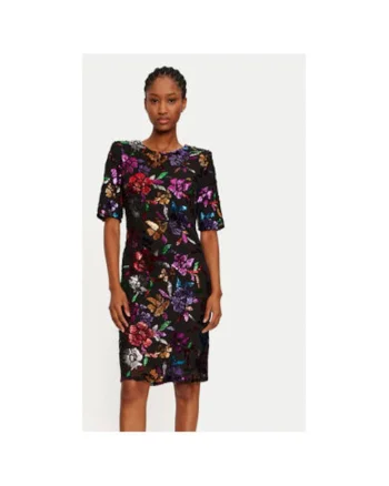 Rochie dama,  304286797, Poliester, 25477, Multicolor
