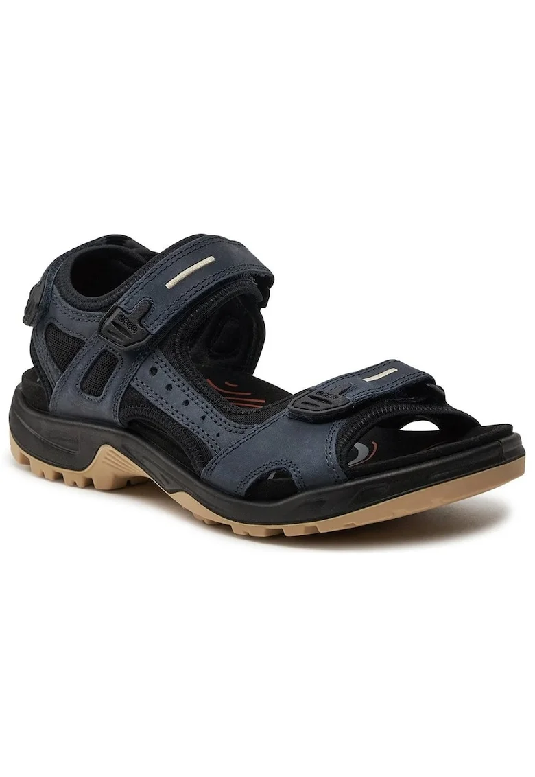 Sandale dama,  871324, Piele naturala, Bleumarin