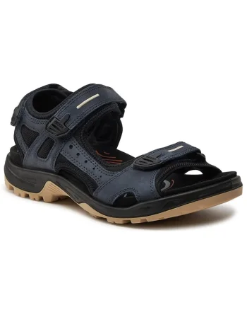 Sandale dama,  871324, Piele naturala, Bleumarin