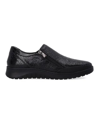 Pantofi casual cu fermoar lateral