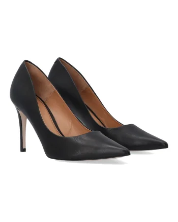 Pantofi stiletto din piele naturala