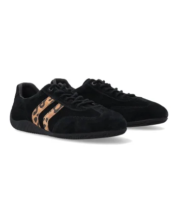 Pantofi sport din piele intoarsa, Negru