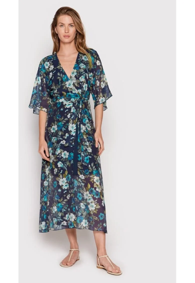 Rochie dama,  Bleumarin, Viscoza