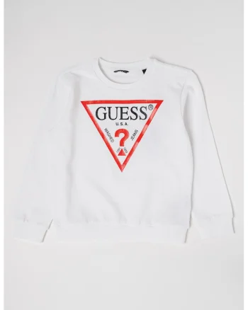 Bluza de trening cu decolteu la baza gatului si logo, Rosu/Alb