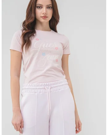 Tricou regular fit cu imprimeu, Roz prafuit
