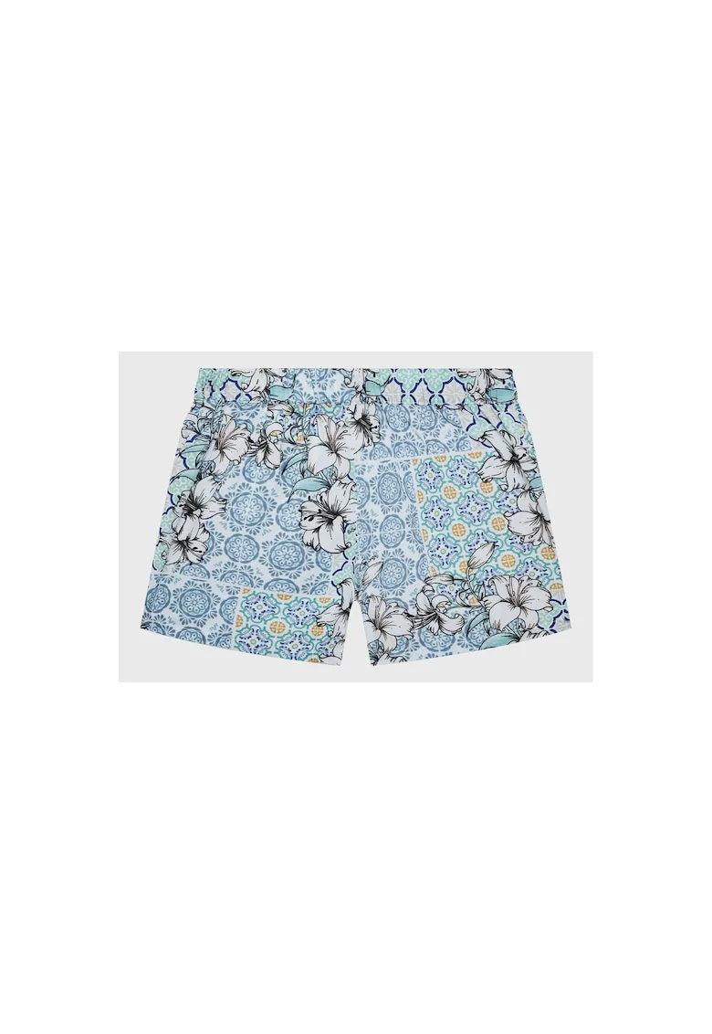 Pantaloni scurti copii, Viscoza, Albastru