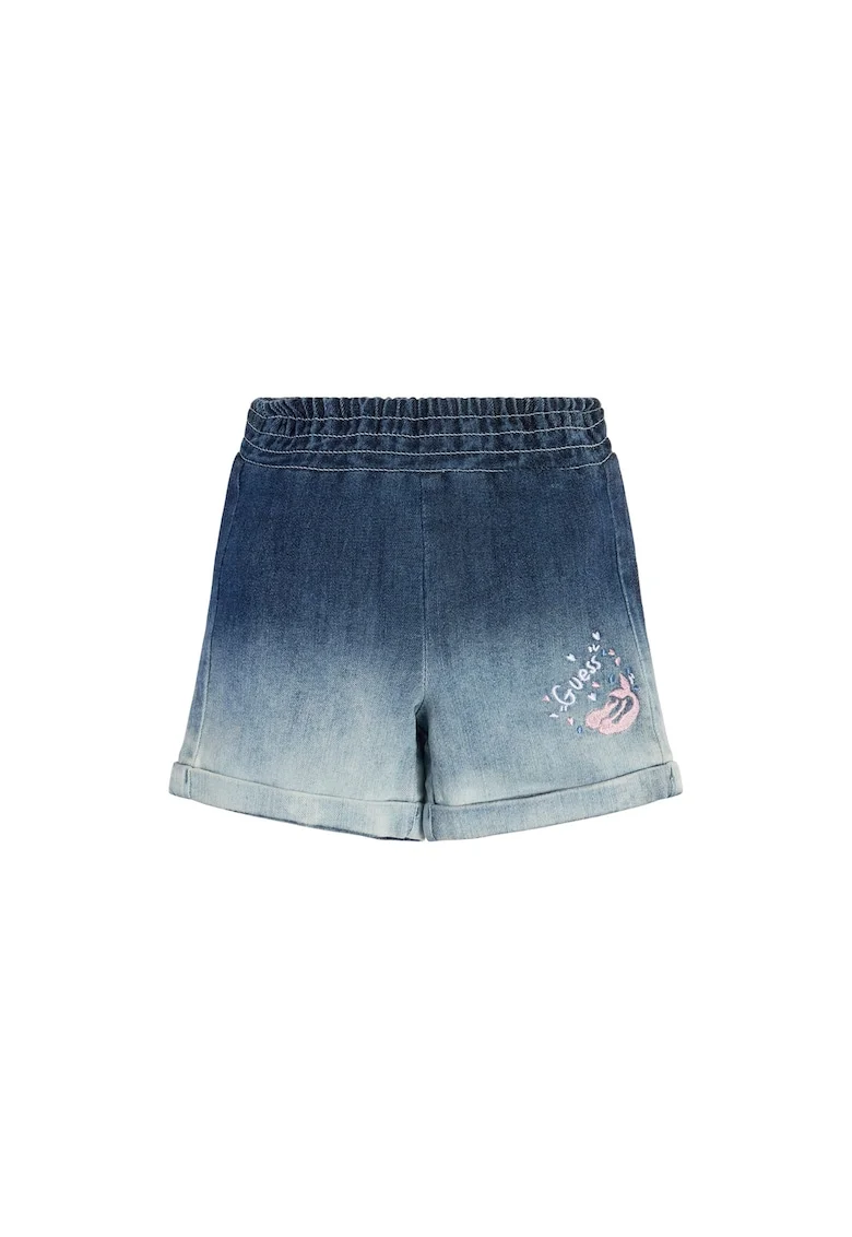 Pantaloni scurti copii,  Bumbac, Albastru marin, Bleumarin