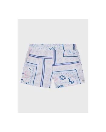 Pantaloni scurti copii,  Viscoza, Albastru, Albastru