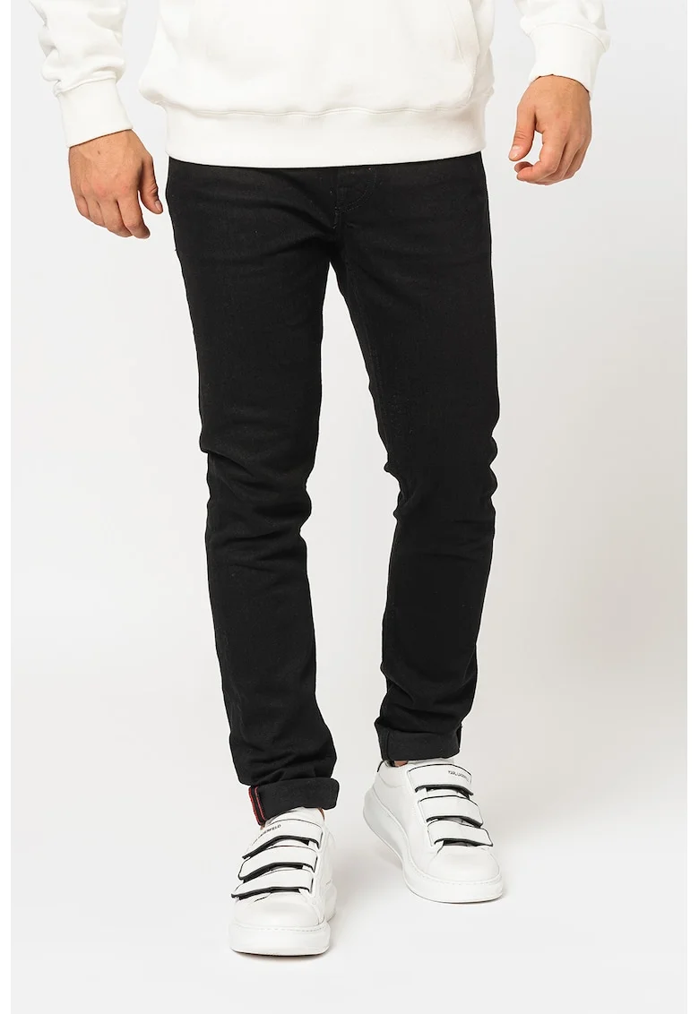 Blugi skinny Chris, Negru