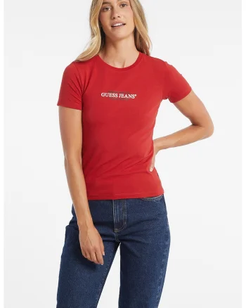 Tricou slim fit American Tradition, Rosu