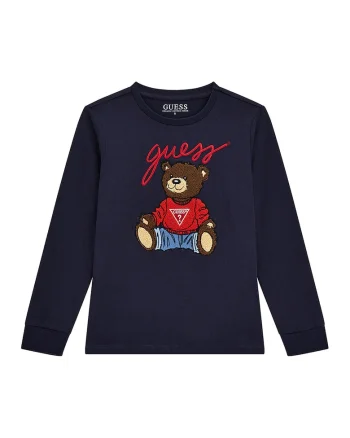 Bluza cu imprimeu logo, Rosu/Maro/Albastru ultramarin