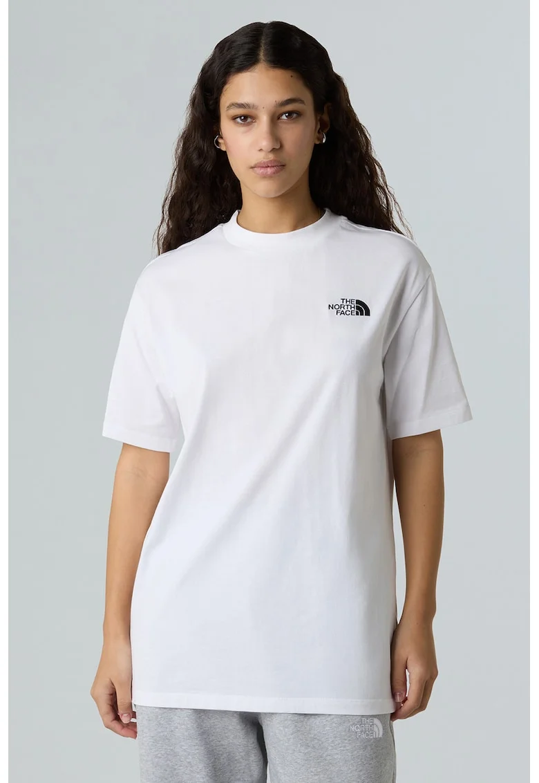 Tricou supradimensionat Essential, Alb