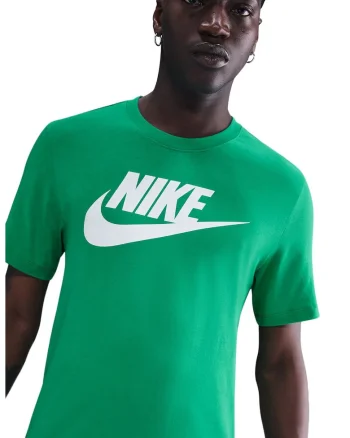 Tricou cu imprimeu logo Icon Futura, Alb/Verde aquamarin
